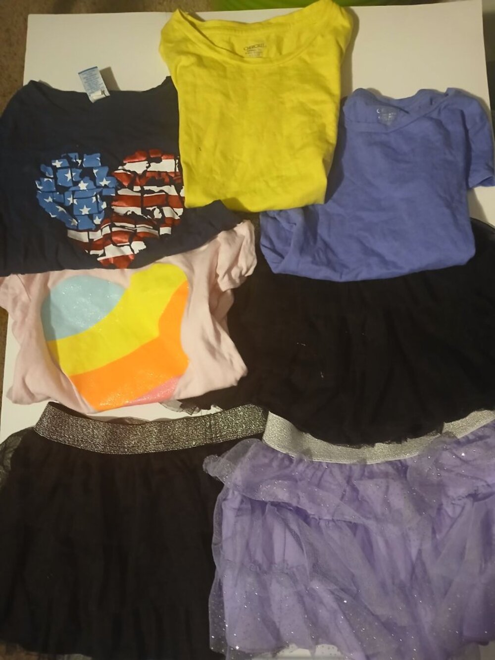 Girls Size 6x Lot Skirts and Shirts